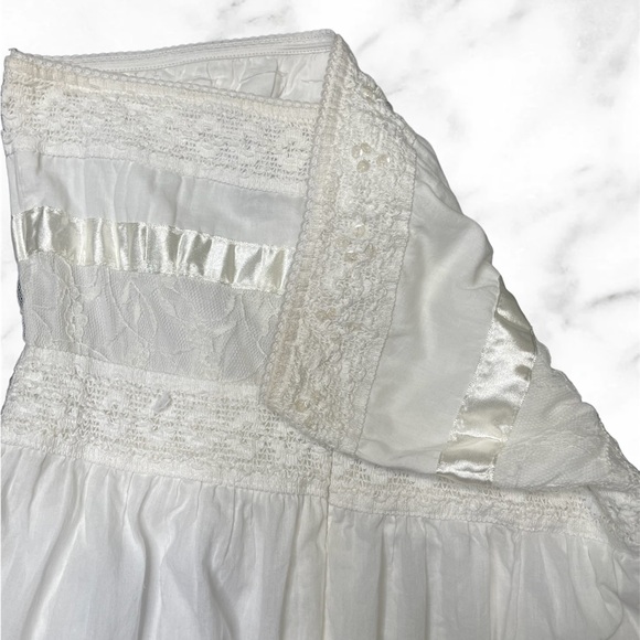 TWO OF US New York Boho Embroidery Lace White Dress - Picture 4 of 7